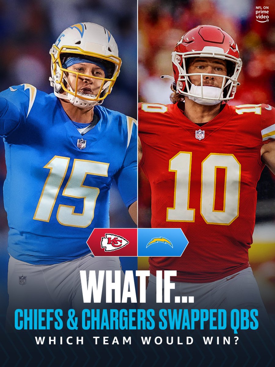 NFLonPrime's tweet photo. what alternate universe is this

#KCvsLAC | #TNFonPrime https://t.co/VApaADK3kP