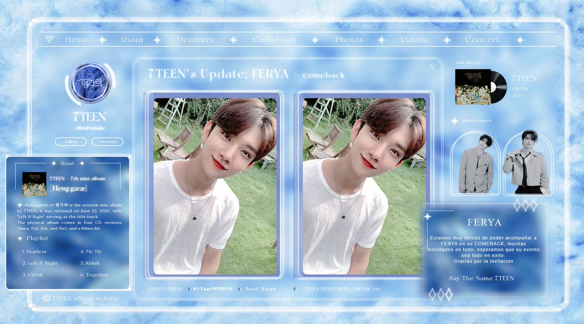 7TEENSN's tweet photo. 𝗦𝗔𝗬 𝗧𝗛𝗘 𝗡𝗔𝗠𝗘  𝟟𝕋𝔼𝔼ℕ ✦ 𝗱𝗶𝗮𝗺𝗼𝗻𝗱𝘀 𝗮𝘁  📸⨾ #1𝒴𝚎𝚊𝚛𝐖𝔽𝔼ℝ𝕐𝔸

Saturno se puso guapo para acompañar a nuestra reina @twt_FERYA en su CB. Muchas felicidades, guapa. También muchas felicidades por tu aniversario. Te adoramos. https://t.co/ENcpIIm7km