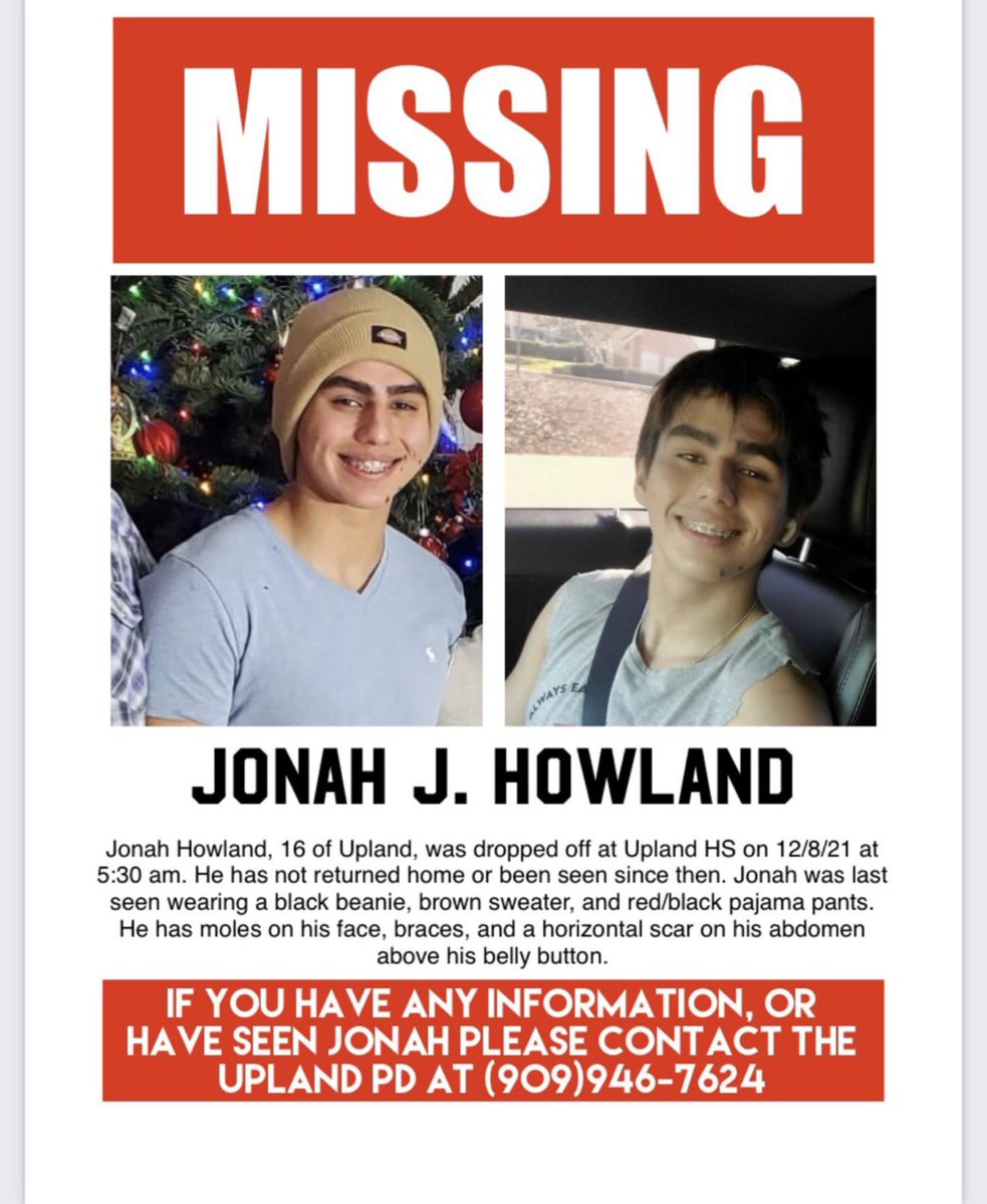 C21PrimeTime's tweet image. 🚨🚨URGENT🚨🚨 

If anyone has any information at all, please contact Upland Police Department 🙏🏽

Thank you!
