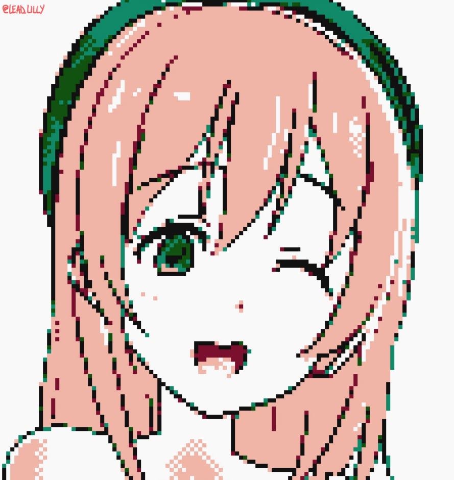 lead_lilly's tweet image. Hehe anime wink #pixelart #gamedev #waifuwednesday #dndart #RPGgames