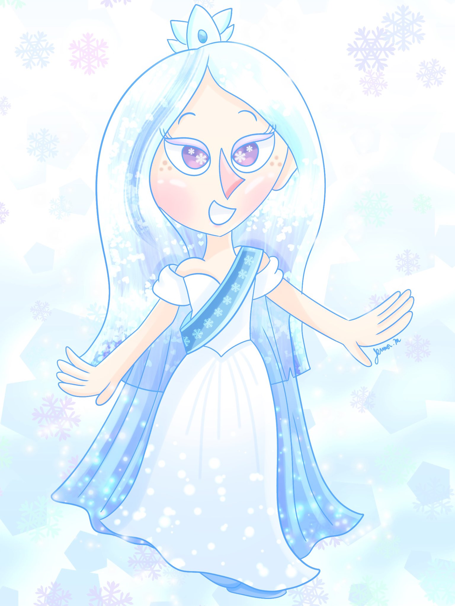 Queen Frostine Drawing