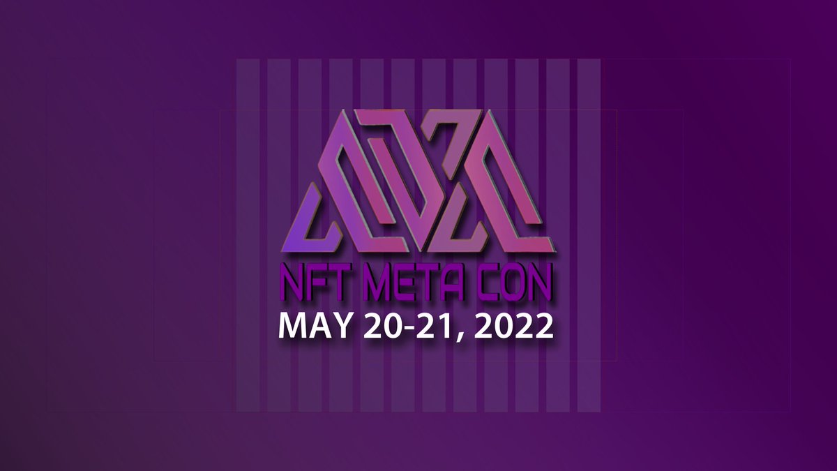 NFTMetaCon's tweet photo. NFT META CON -- MAY 20-22, 2022
In 2 weeks listing of speakers, key talks, workshops, and partnership #Airdrops for lucky attendees! 

Earlybird TICKET SALES list in 72 hours.
Be part of the #NftMetaCon Experience.

#NFTs #Metaverse #DeFi-2022 #NftMarketplace https://t.co/LBAc6FiHFT