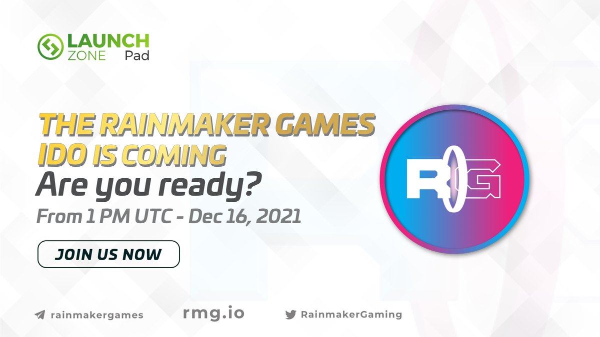 launchzoneann's tweet photo. 1/5
🚨 Breaking news - $RAIN #IDO details
👉 Please read our instructions carefully 

📌 Total allocation: 100k$
💲 IDO price = $0.25
💲 Participating tokens: $BUSD https://t.co/BUgKU2FKDi