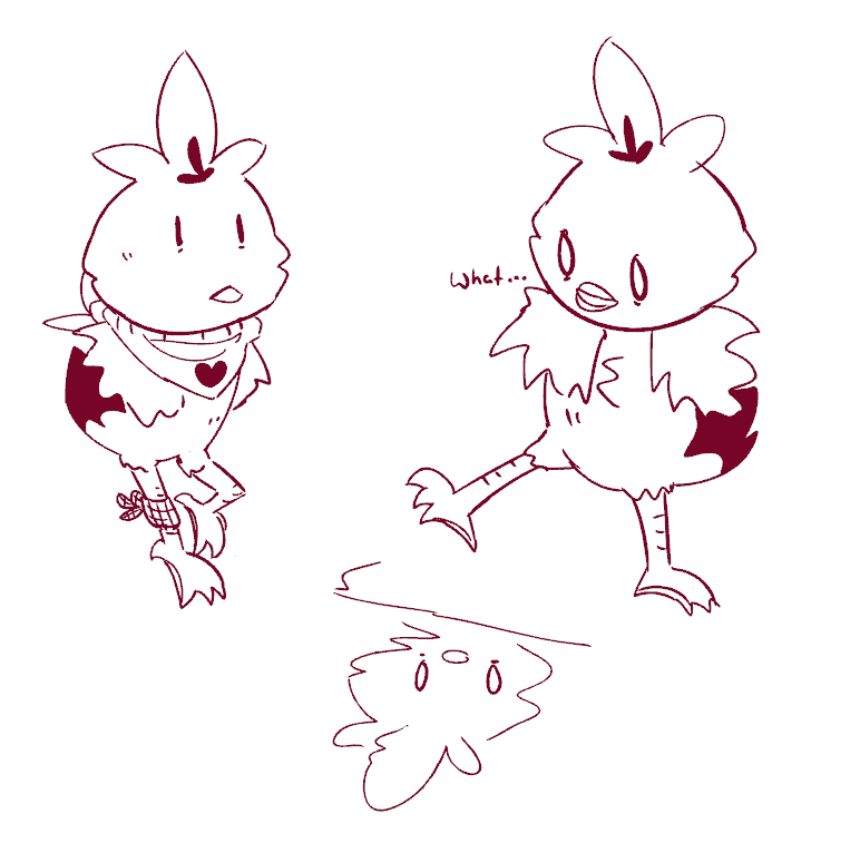 more pmd au doodles! some new designs arrive 👀 renchanting is looking a bit different here it seems~ 