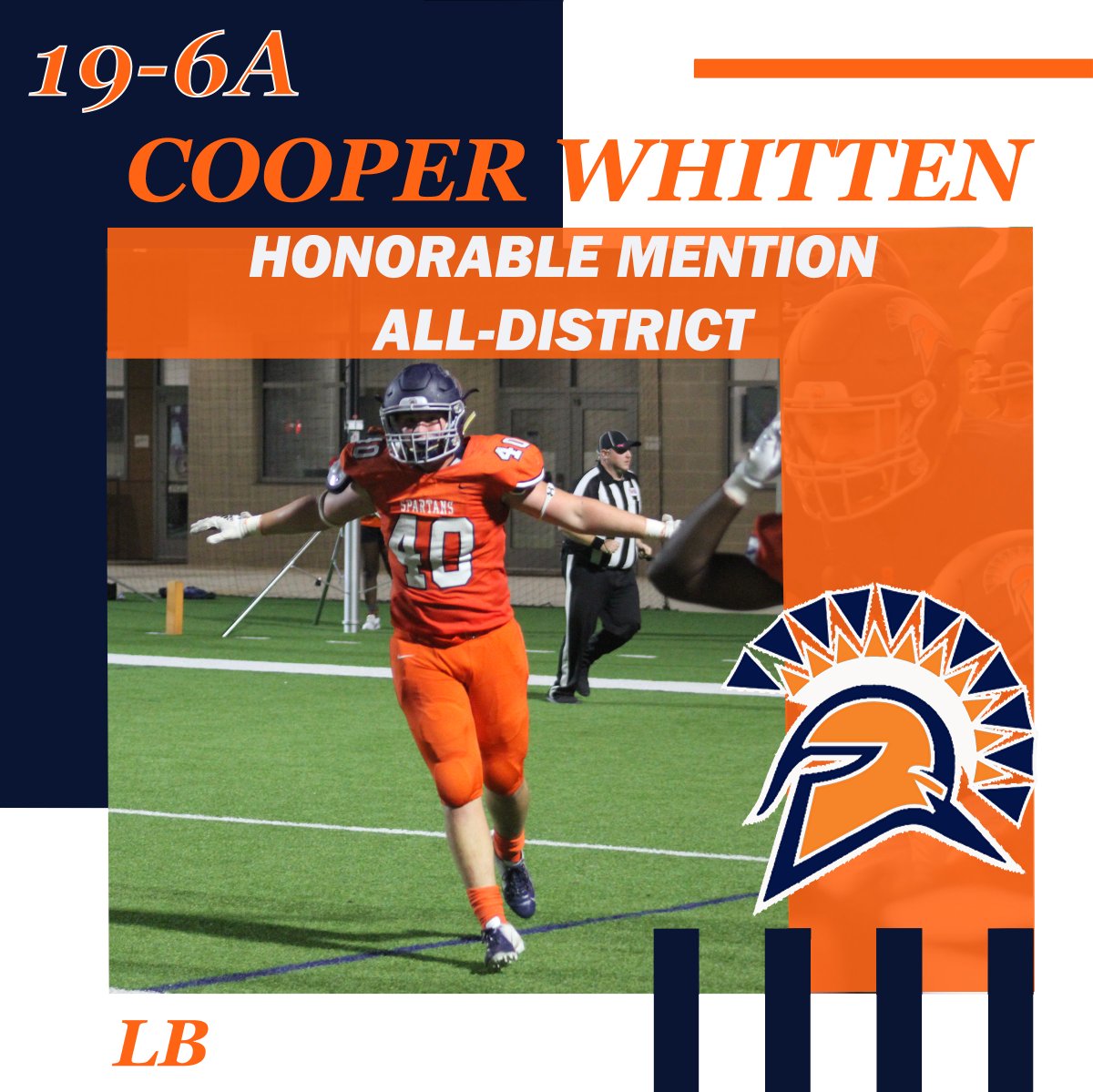 7LHSFootball's tweet photo. Honorable Mention All-District...@minicooperwade https://t.co/bUlsPE3Y5p