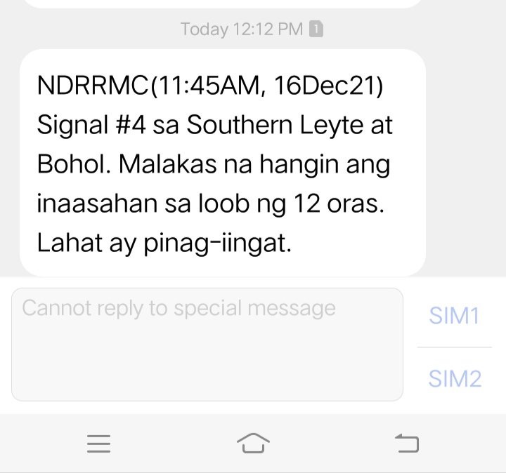 roxangwapa's tweet photo. Uy hala, signal no.4 na pala kami dito sa Bohol.
#OdettePH https://t.co/8bqcKAWia5