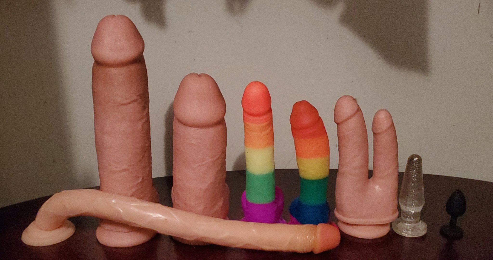 Why should you sub to my @OnlyFans ? Ive tried to take all of these toys! Also dont shop at @Spencers