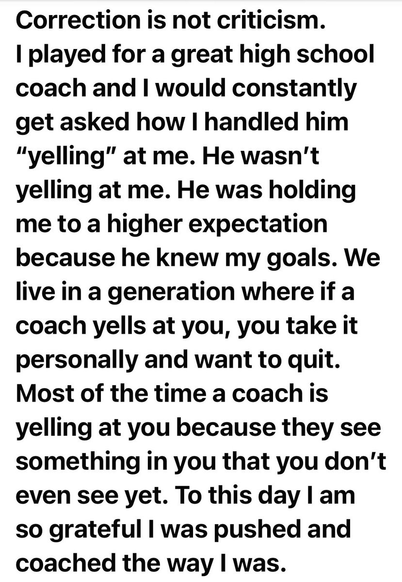 CoachCook100's tweet image. Be worried when your coach STOPS yelling at you.