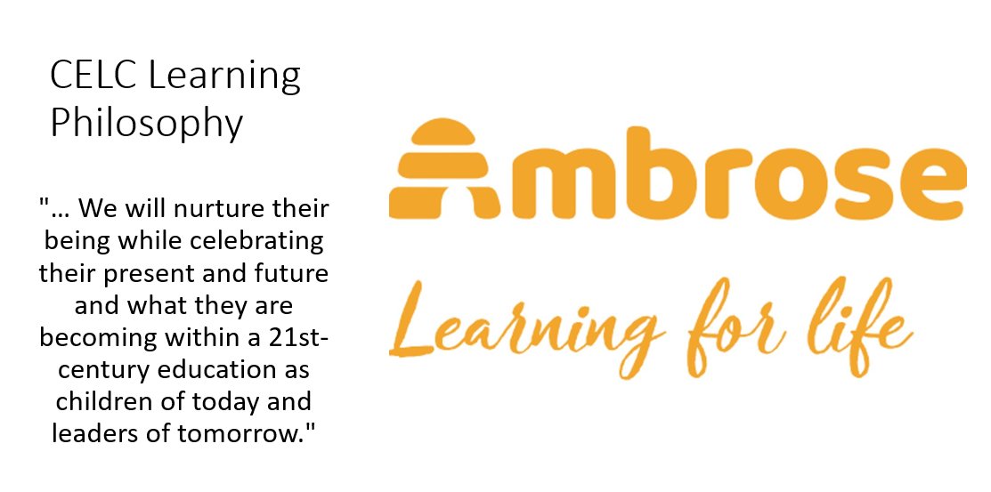 CELC philosophy "… We will nurture their being while celebrating their present and future and what they are becoming within a 21st-century education as children of today and leaders of tomorrow."
#earlylearningmatters