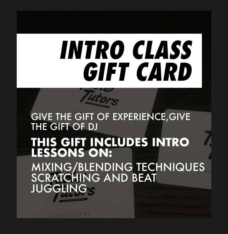 This Year, why not give a Gift of Experience!
Give the GIFT of DJ!
Intro Class Gift Cards Available!
You will receive an E-Version with the Name on it!
Hit that Link Below to buy today!
Purchase here => bit.ly/TTGiftCard

#vancouver #giftidea #giftcard #gift #Christmas2021