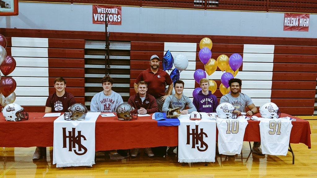 cmpetey406's tweet photo. One proud coach today at Helena High. Story to follow about another loaded signing day for the Bengals. https://t.co/jMjj6v4WEH