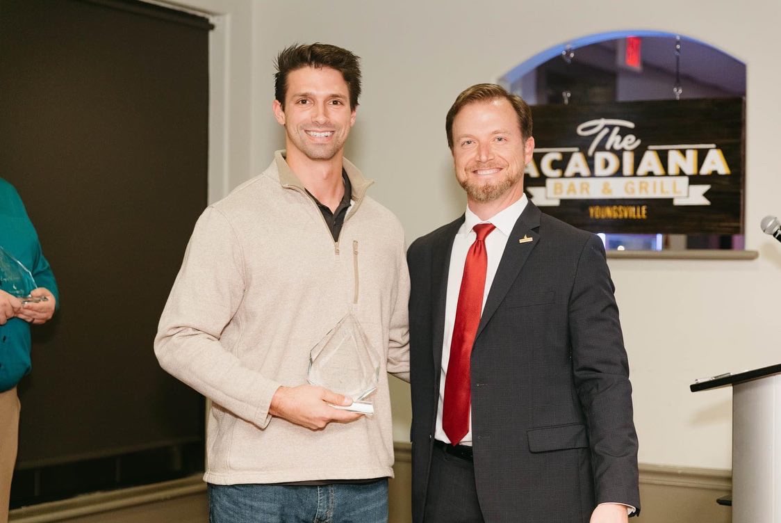 LeadershipYOU's tweet image. 2021 Graduates of Leadership Youngsville Class II!  Congratulations to Johnathan Pearce for being voted “Head of the Class”!  #LeadershipYoungsville #CultivatingLeaders