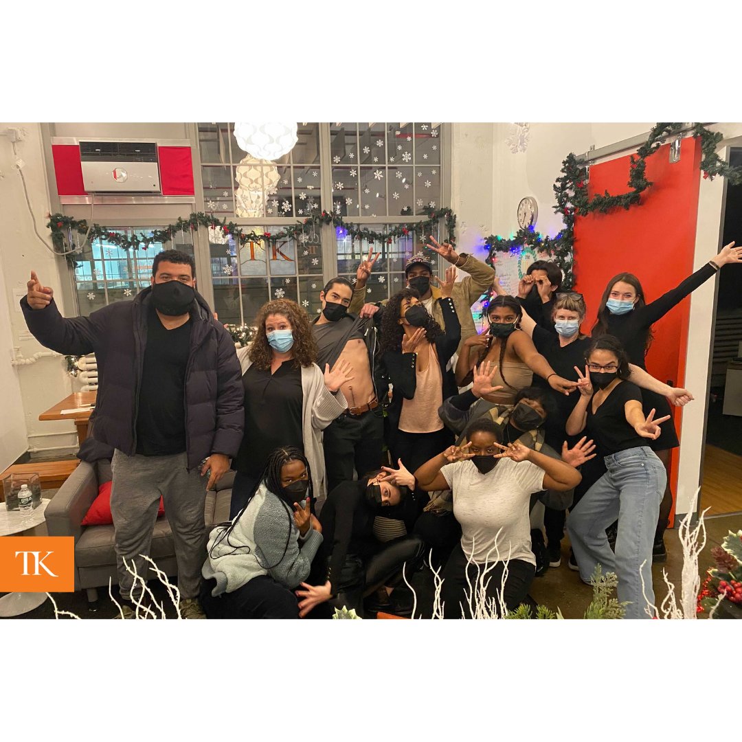 tknickerbocker's tweet photo. We 🧡 our #TKActors coming together to celebrate and appreciate during this festive #holiday season! They used their talent &amp; creativity to make #inspiration tags to decorate the studio! #actorslife #actinglife #acting https://t.co/rpTH7RvAoH