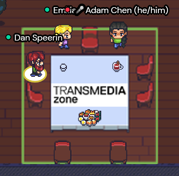 TransmediaZone's tweet photo. Virtual dinner with friends... #torontorewind https://t.co/l2gy408l1L