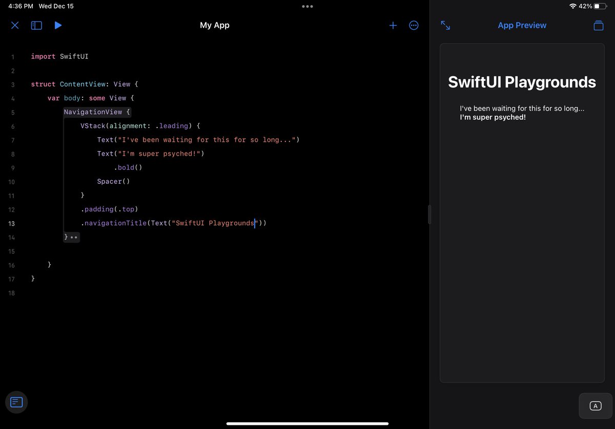 bainfu's tweet image. Been waiting a long time for this,  I feel bad ⁦@Apple⁩ I didn't get you anything for Christmas. #iPadDev