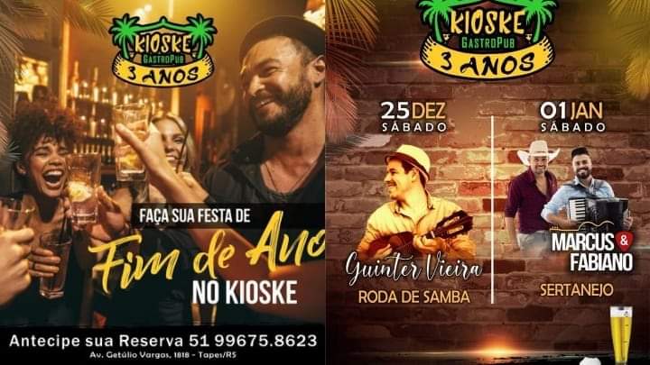 evaniatapes's tweet photo. ATENÇÃO PESSOAL ... Recadinho KIOSKE.... 🔛ALÉM DAS DUAS GRANDES FESTAS NOS SÁBADOS 🧑‍🎄25 E PRIMEIRO NO DIA 22 TEREMOS UMA CONFRATERNIZAÇÃO COM RODÍZIO DE PIZZAS... OBA!!!AINDA DA TEMPO, FAÇAM  A RESERVA PARA SUA EMPRESA. SUA FAMÍLIA OU SEUS COLEGAS.  PELO WHATSAPP 980436111 https://t.co/5uZdeiw5NR