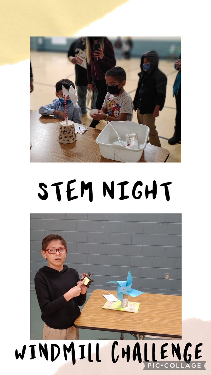 's tweet image. Windmill challenge accepted!!! Our mighty hawks showed what they know about wind and solar energy. 🌬🌤 Thanks to Ms. Garcia for sponsoring. #stemnight #windmillchallenge 
@garcia_sindygar @SophiaVFierro1