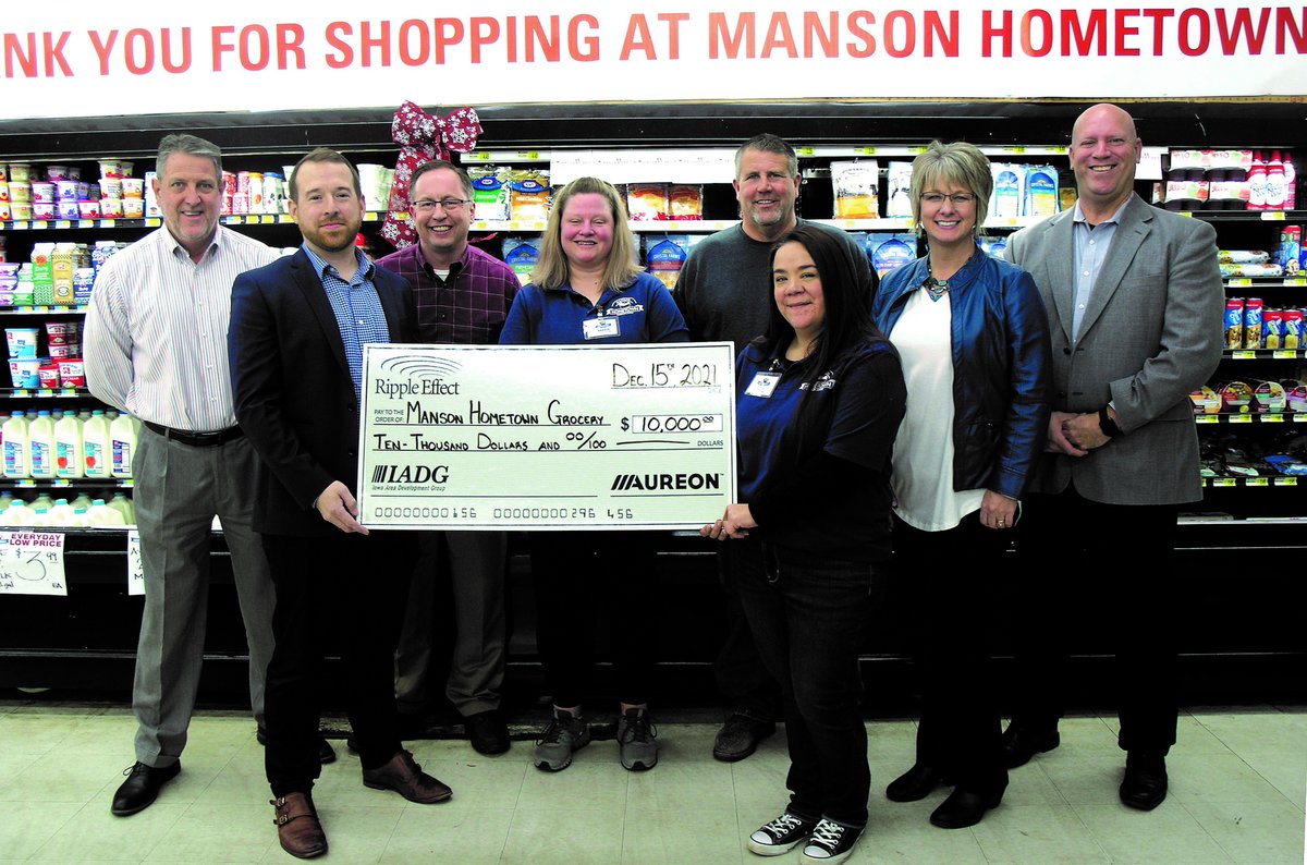 WebsterCalhoun's tweet image. Webster-Calhoun Cooperative Telephone Association Receives Ripple Effect Grant
Independent Telecom to help Manson Hometown Grocery  1l.ink/QT7BVCG