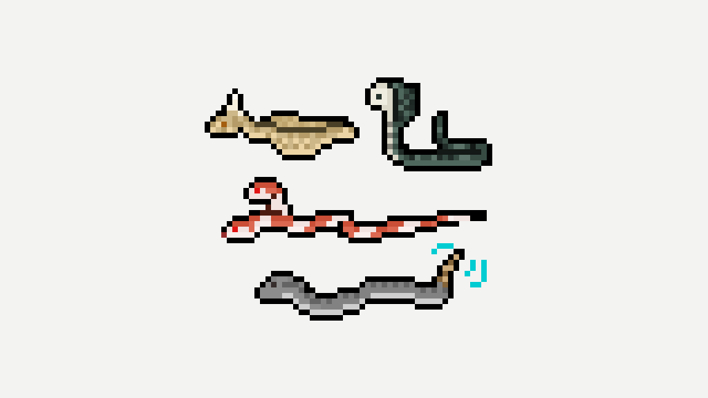 robotfixhxxx's tweet photo. 뱀들
#ssset #snakes #pixel_dailies @Pixel_Dailies #pixelart https://t.co/mOGjbOfunV