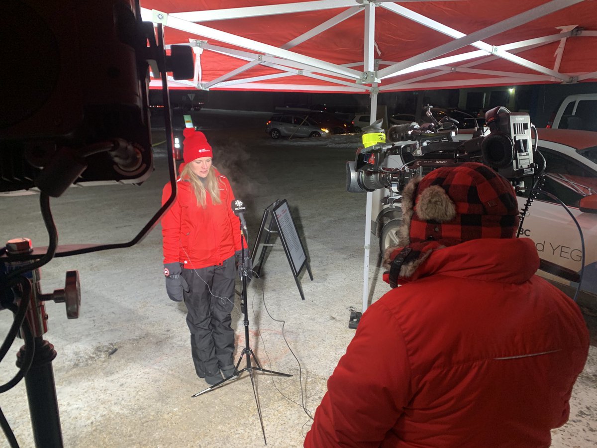 MinDhariwal's tweet photo. I call this one “deep freeze in thought!” @nancyjcarlson is taking one for the team today though. #attagurl #drycold https://t.co/9UtdSRrDk8