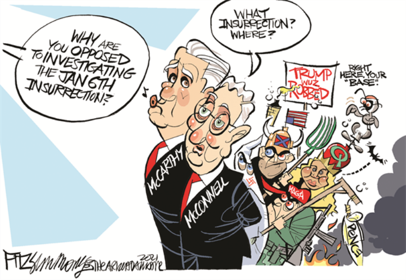 EandPCartoons's tweet photo. David Fitzsimmons, The Arizona Daily Star @DWFitzsimmons #Jan6thInsurrection #CapitolMob #TrumpsLegacy https://t.co/pMJj0RMhLs