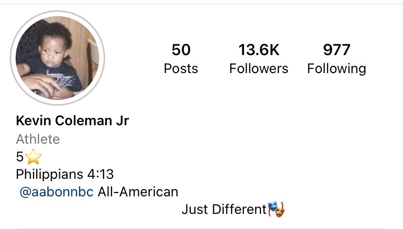 Kevin Lamar Coleman Jr tweet media
