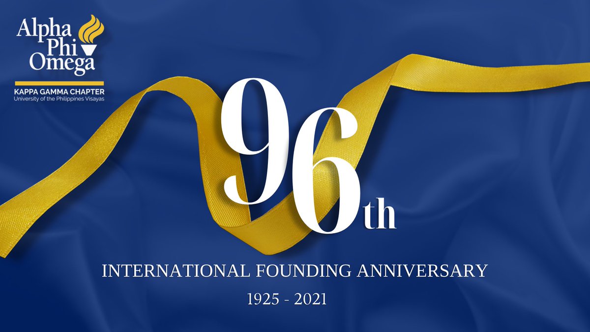 APOKappaGamma's tweet photo. Today, we celebrate our 96th International Founding Anniversary. Let us continue the legacy of our founding father and uphold the principles of Leadership, Friendship, and Service.

Happy 96th Anniversary, Alpha Phi Omega! Strong the circle we. May we always be. 💙💛 https://t.co/hYq2o7mPBI