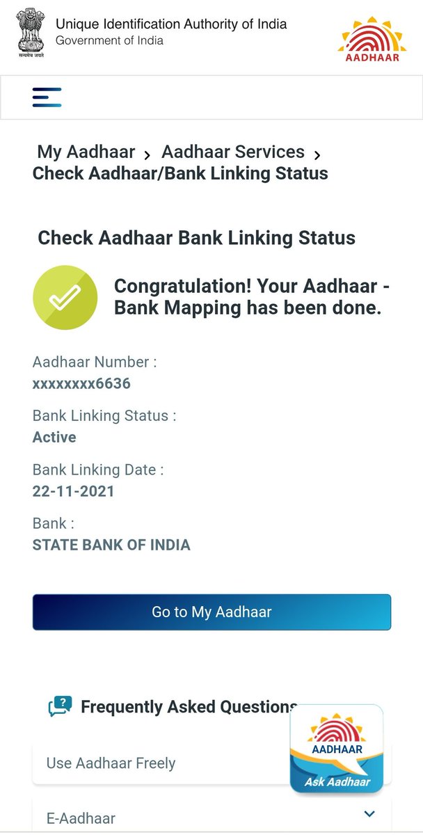 ravisharma84's tweet photo. NPCI is submitted in my bank. Still, LPG subsidy is not receive in my account. Why so?
The bankers say that your NPCI has been submitted to the bank.
Please... Help me🙏
@IOCDelhiAO @IndianOilcl @MoPNG_eSeva @NPCI_NPCI @UIDAI https://t.co/Ezlbw0HhlY
