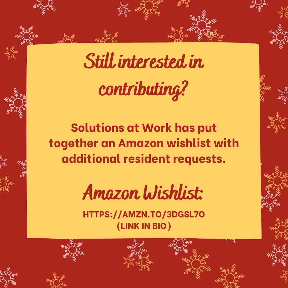 PR2H has met our goal thanks to the help of the community in making sure every resident of Green Street has a gift this holiday season.

Still interested in contributing? SAW has put together an Amazon wishlist of additional resident requests: amzn.to/3dgsL7O