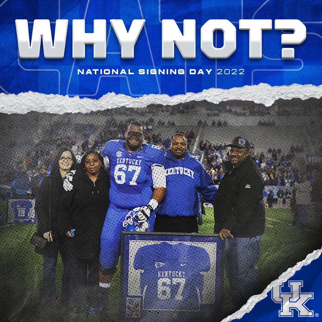 Welcome to the family! Great #NSD22 for <a href="/UKFootball/">Kentucky Football</a>

#BBN #WhyNot #RecruitAndDevelop 😼🏈