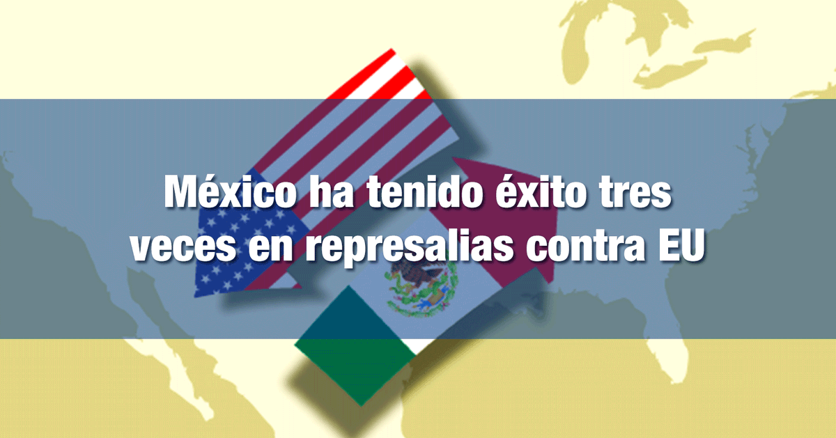 incomexnacional's tweet photo. #INCOMEXInforma
México ha tenido éxito tres veces en represalias contra EU
Leer más: https://t.co/V7gIbokW1Y https://t.co/sIlfnltln1