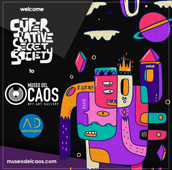 CaosMuseo's tweet photo. Welcome @SuperlativeSS to @CaosMuseo &amp; @DigitalAikon 🚀

Win a spot on the #nftgallery

❤️Like 

✅Follow @CaosMuseo &amp; @DigitalAikon

🔁RT this post

💻Comment your #SSS

We will choose 10 @SuperlativesSS to be displayed in #Cryptovoxels @CaosMuseo &amp; @DigitalAikon

#WeLikeTheArt https://t.co/W7BJY92QpJ