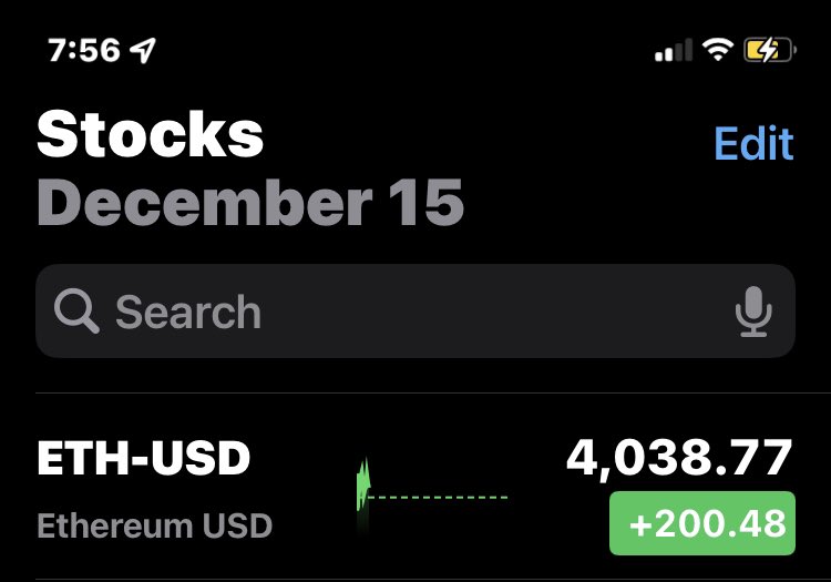 DailyNFTNews_'s tweet photo. Eth up $200+ USD in the past couple days. Once again has breached about $4,000 USD. https://t.co/sH9sAkplnA