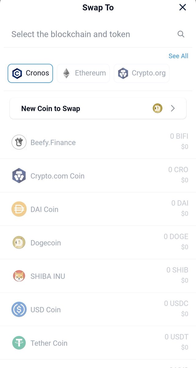 beefyfinance's tweet photo. Swapping to $BIFI just got easier 💪

You can now swap to $BIFI directly on @Cryptocom #DeFiApp without having to use the dapp section.

What will you do with your $BIFI now?

#BeefyonCryptocom #FFTB #CROARMY $CRO #CRO https://t.co/ikJEN3nJN8