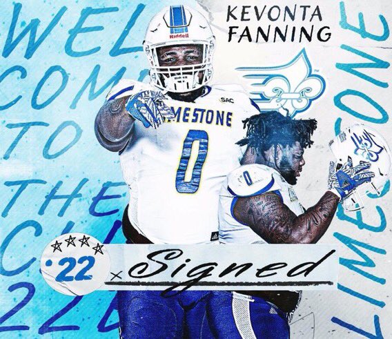 Coach_BTurk's tweet photo. Just got better in the trenches! Love @KevontaFanning3 attitude and approach to the game,let’s get to work! #TheCli22b #SaintStandard https://t.co/bD7q4FtHpn