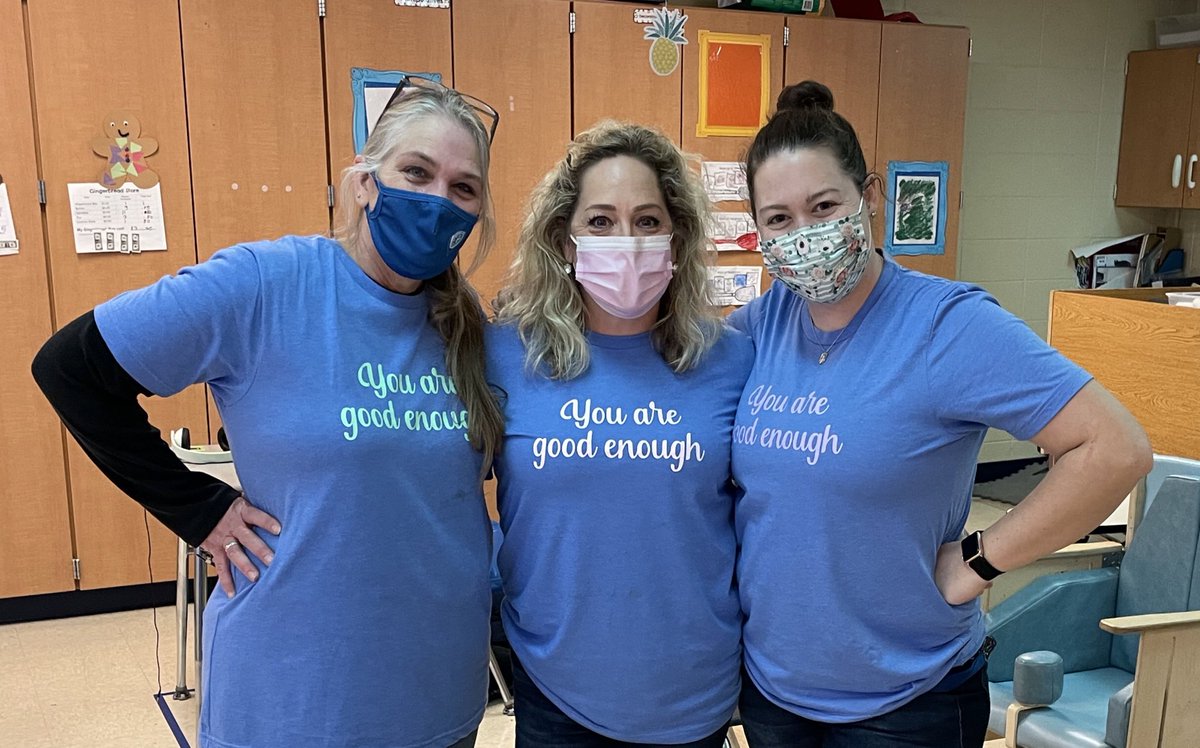 Ms_Nasci's tweet photo. The High School SAB team wants you to know… you are good enough. Actually, you’re probably overqualified but let’s start the day off humble :) https://t.co/Wz3Hqxw5mF