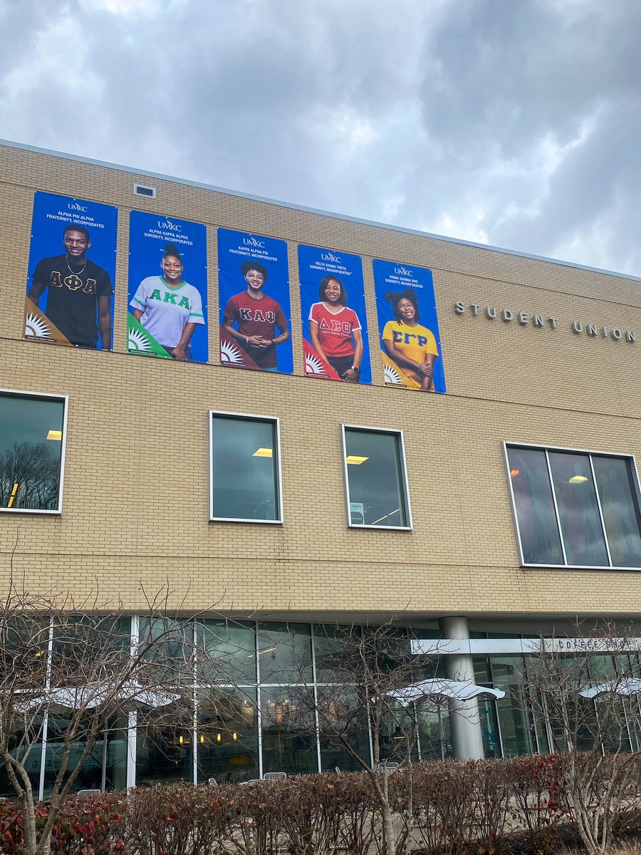 S/O to <a href="/UMKCGreeks/">UMKC Fraternity & Sorority Affairs</a> for raising the visibility and awareness of #D9 on campus in a big way! Great job Lynne and #NPHC! Keep up the work! We are so proud! #divinenine <a href="/UMKC/">UMKC</a>