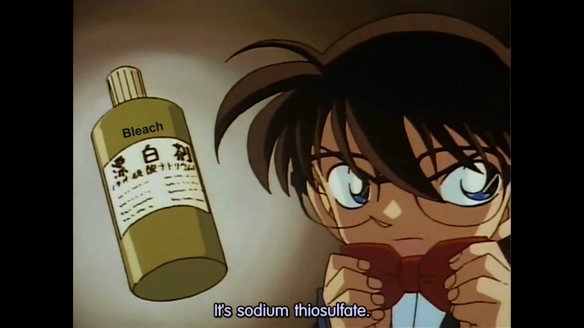 shinran_'s tweet photo. Antidote for cyanide poisoning #DetectiveConanInfo https://t.co/kLNbc86rAa