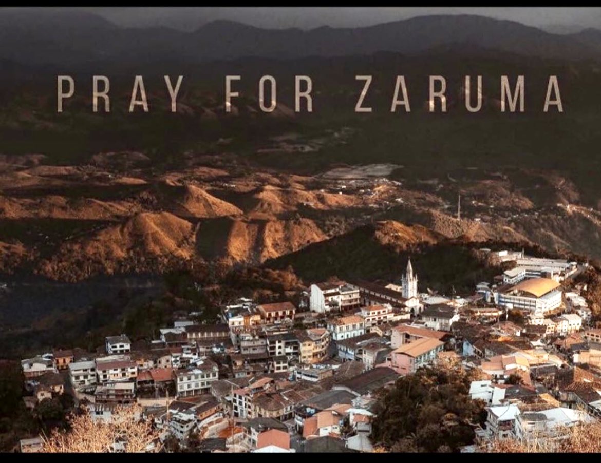 Lamentamos profundamente lo ocurrido en nuestra ciudad. Que el mundo se entere lo que causa la avaricia y la desidia de las autoridades. #Zaruma