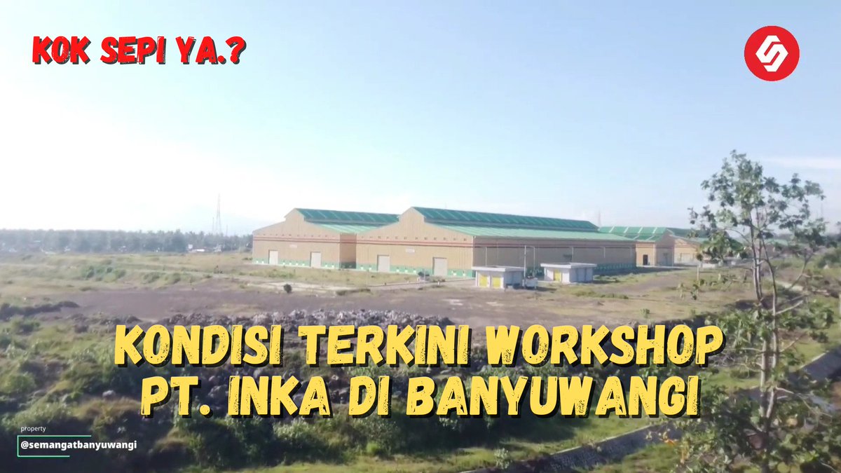 InformasiBWI's tweet photo. Kondisi terkini Pabrik Kereta Api INKA di Banyuwangi 😳😳😳
#banyuwangi

👇👇👇
https://t.co/mVU3lrVSaE https://t.co/g3BcSWEOJr
