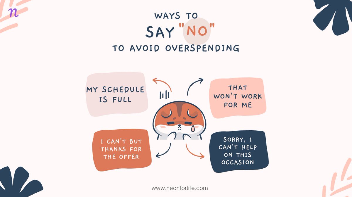 NeonFinancial's tweet photo. It’s okay to say No! Only you know what’s best for you. Don’t be shy to speak what’s on your mind. 💪💜☀️ https://t.co/tNA0LfP4oO