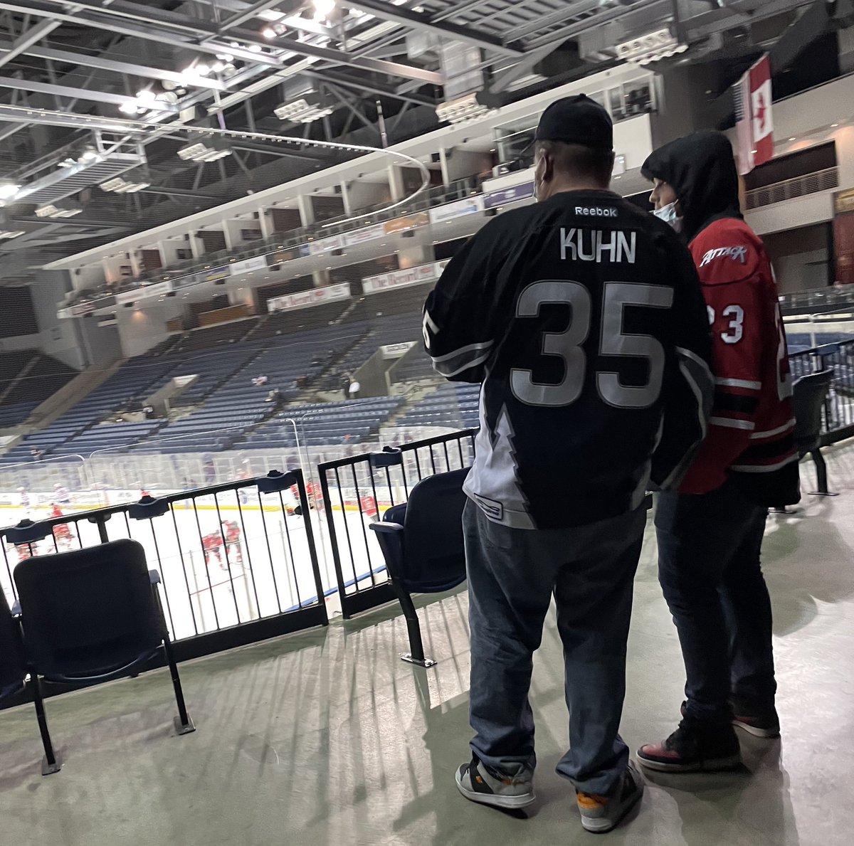 Spotted on the concourse in Stockton by <a href="/CondorsHolty/">Ryan Holt</a>. As much as <a href="/JerryKuhn35/">Jerry Kuhn</a> loved playing Stockton, I’m assuming he didn’t actually fly in from Europe for a mid-week contest. #SteelheadsAlumni
