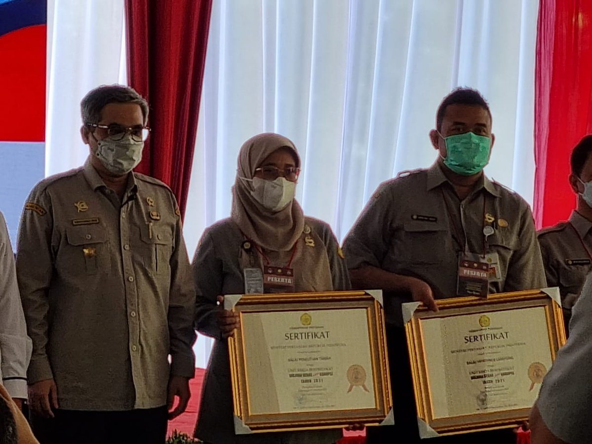 Bvet Lampung meraih Penghargaan Wilayah Bebas Korupsi, semoga dengan peraihan ini menjadikan Bvet Lampung berintegritas dan akuntabilitas
