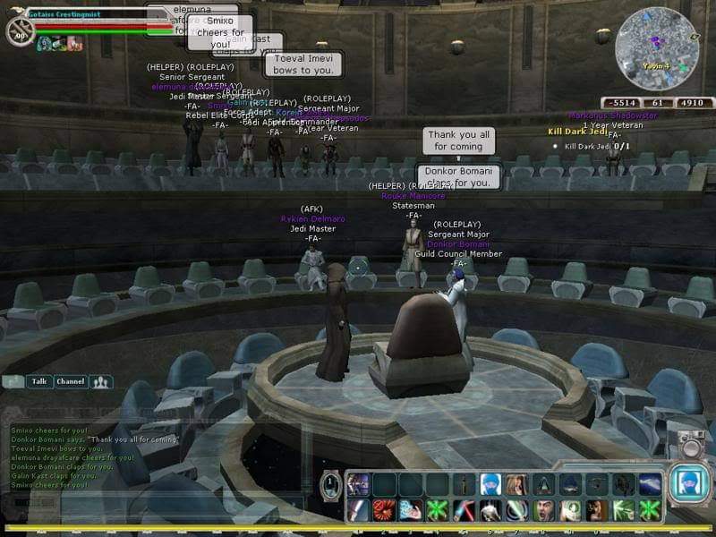 DefenderProgram's tweet photo. @Darkatron Est 2006 as  Jedi Guild on Chilastra called Defenders of Peace, we made a name for ourselves on the server and saw many come and join our ranks even after we changed our name to Force Academy
 Carried on right into #SWTOR #Swtorfamily and then back to #SWGLegends https://t.co/stezkrxl2C