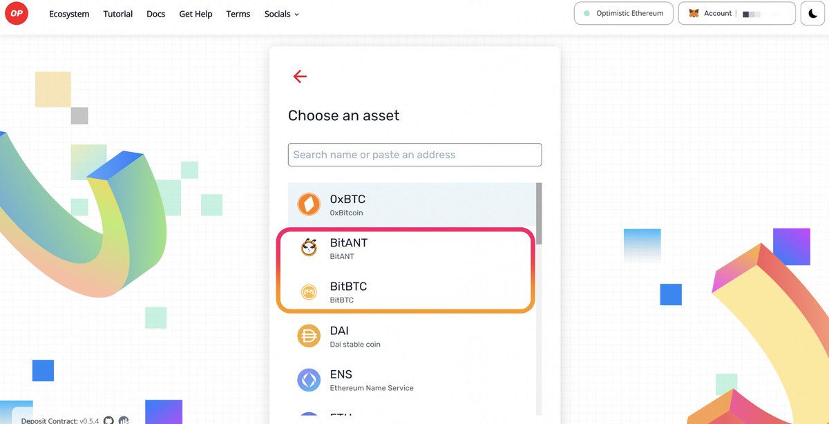 SatoshiNJunior's tweet photo. $BitBTC is live on @optimismPBC token list. TKX,@optimismPBC 

L1->L2: https://t.co/cWzKb4fyts
L2-> L1: https://t.co/d6O5vO0eES

Next Station: All EVM-based Chains https://t.co/AEETxXX8um