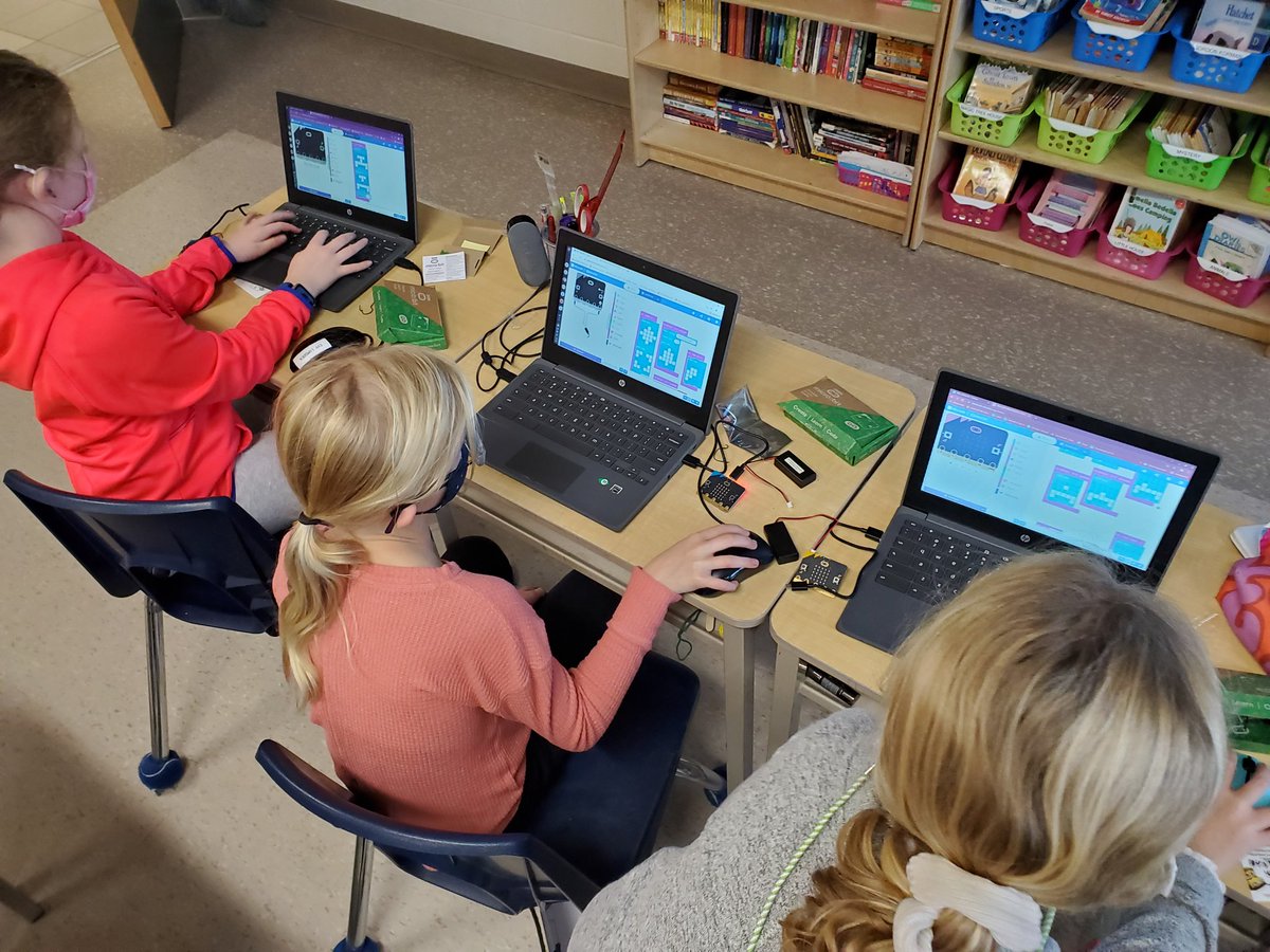 Sharon Clements (@classroomcanuck) on Twitter photo Today was a <a href="/microbit_edu/">Micro:bit Educational Foundation</a> marathon! The <a href="/MWrightMustangs/">MaryWrightPS</a> are loving the new V2s thanks to our STEM Camp Foundation grant. #MustangsCode #MustangMakers Today was a <a href="/microbit_edu/">Micro:bit Educational Foundation</a> marathon! The <a href="/MWrightMustangs/">MaryWrightPS</a> are loving the new V2s thanks to our STEM Camp Foundation grant. #MustangsCode #MustangMakers