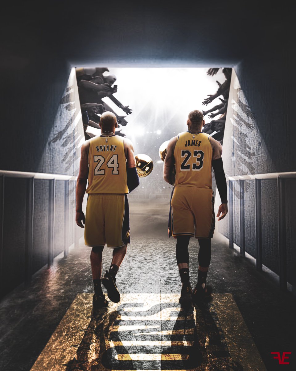 finishededits's tweet photo. Kobe X Lebron 
#lakers #KobeBryant #LeBronJames https://t.co/ox1TjB97C8