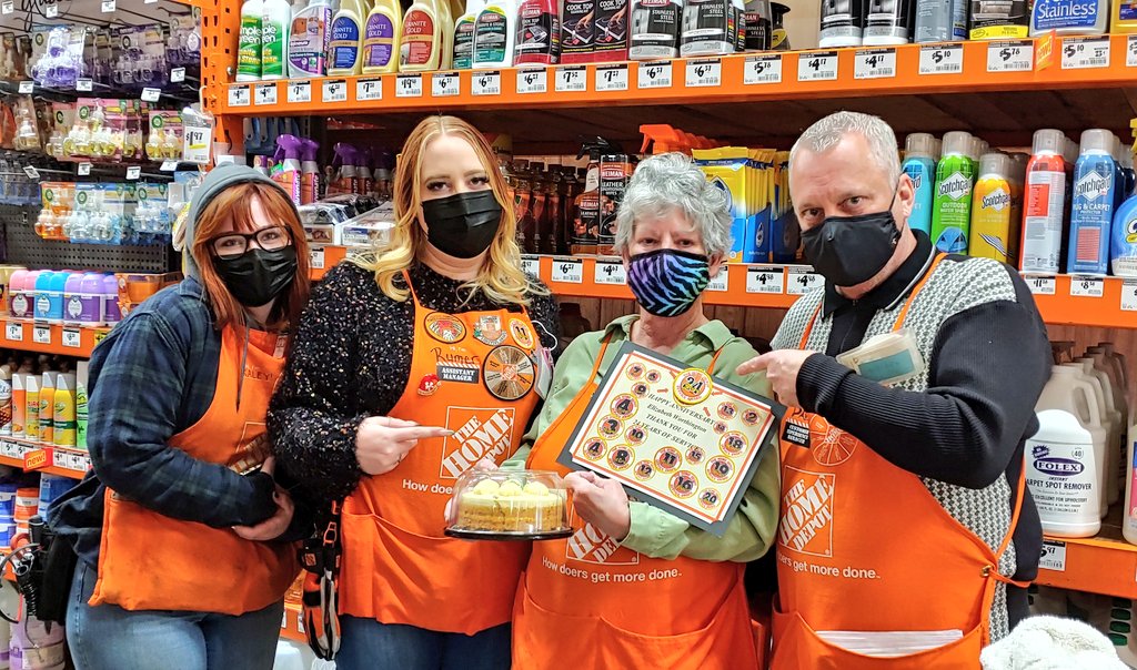 Happy 24th Anniversary Betty! And of course you said this was a temporary job! Thank you for everything you do! <a href="/KevinBr75977227/">Kevin Brown</a> <a href="/3315Sasm/">3315SASM</a> <a href="/J_L_DRAPER/">Jason Draper</a> @MarkSaltarelli <a href="/RumerVillalvazo/">Rumer Villalvazo</a> <a href="/3315Home/">Home Depot Store 3315</a> <a href="/BethAdk07354611/">Beth Adkins</a> <a href="/nahokurabot/">Nahoku Rabot</a> @CXM3315 <a href="/YareliLemus3/">Yareli Lemus</a>
