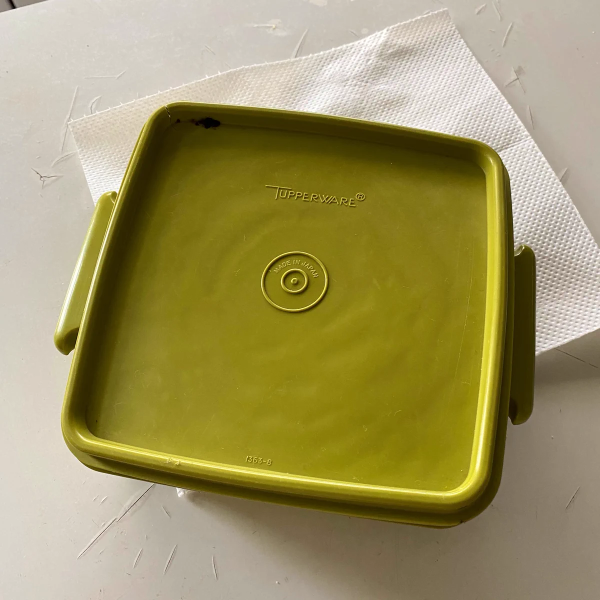 60年近く使っている！初めて見た本物のタッパーウェア！