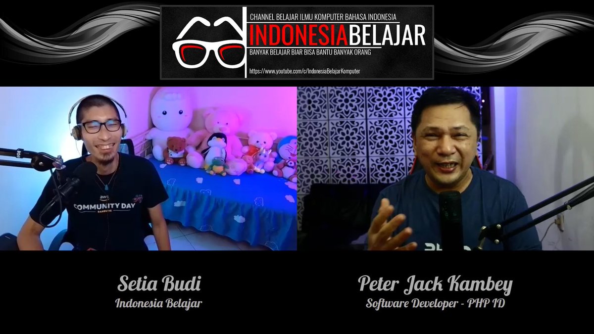 boedybios's tweet image. Sesi podcast bersama tokoh paling berpengaruh di Komunitas PHP ID. Suatu kehormatan tersendiri untuk bisa mengundang Bang Peter bincang2 seputar dunia Software Development 🙂☕🙏
youtu.be/cXSfPdOMDVk
#PeterJackKambey #PHPID #Podcast #IndonesiaBelajar #TeknoBarengPeter